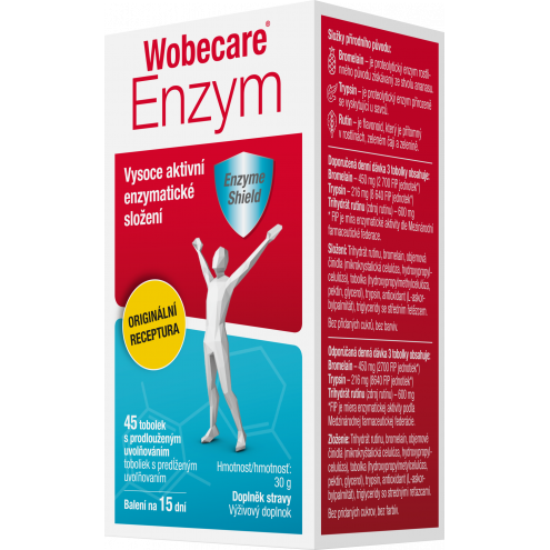 Wobecare Enzym, 45 tablets